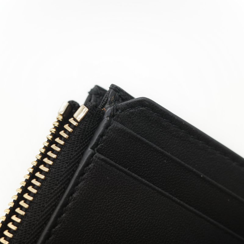 Dior 迪奧 黑色牛皮 CD 金 錢包 短夾 (鈔票位+卡位)-18