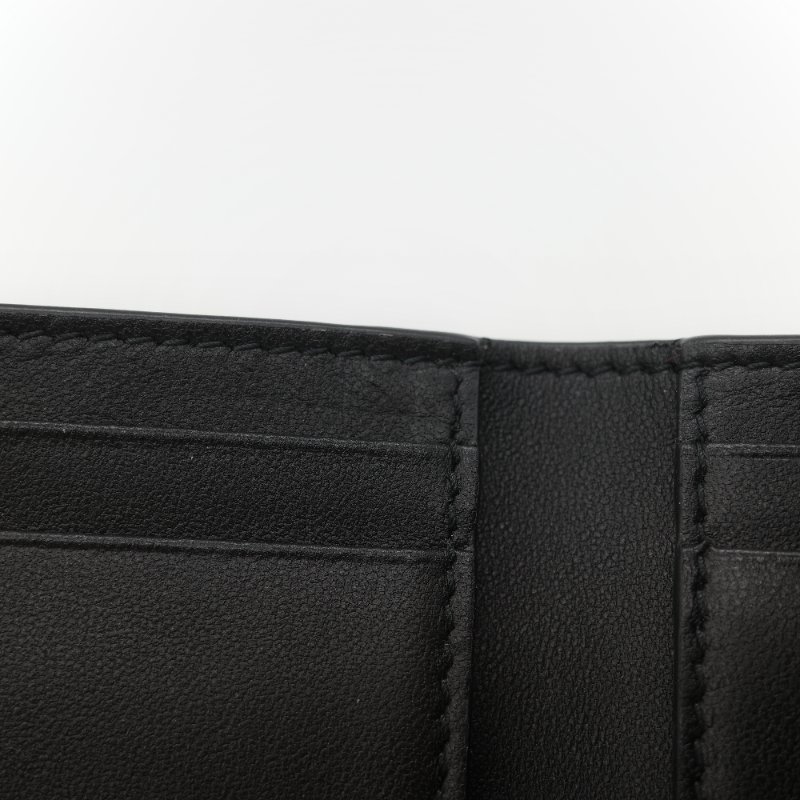 Dior 迪奧 黑色牛皮 CD 金 錢包 短夾 (鈔票位+卡位)-19