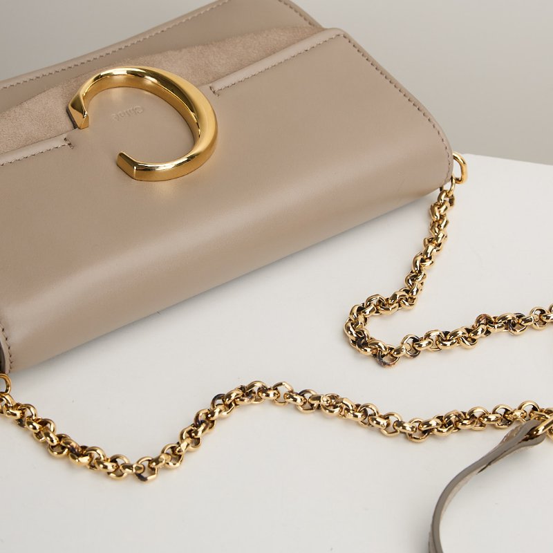 二手 Chloé C bag 鍊條包-10