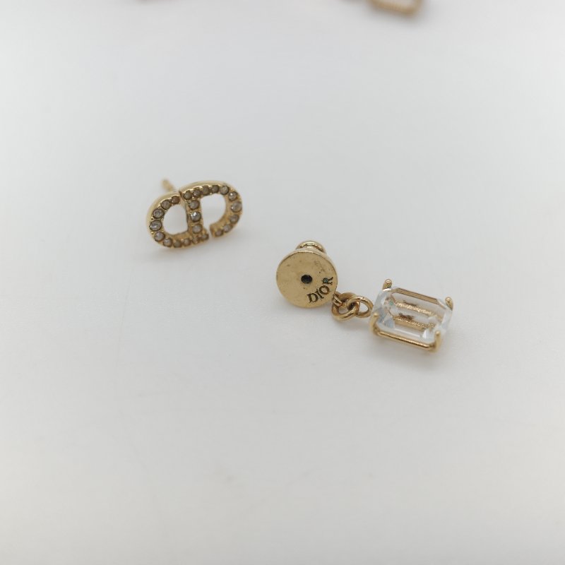 Dior 迪奧 星星 方糖鑽 星星🌟 耳墜 耳釘 耳環-5