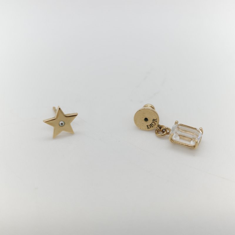 Dior 迪奧 星星 方糖鑽 星星🌟 耳墜 耳釘 耳環-6
