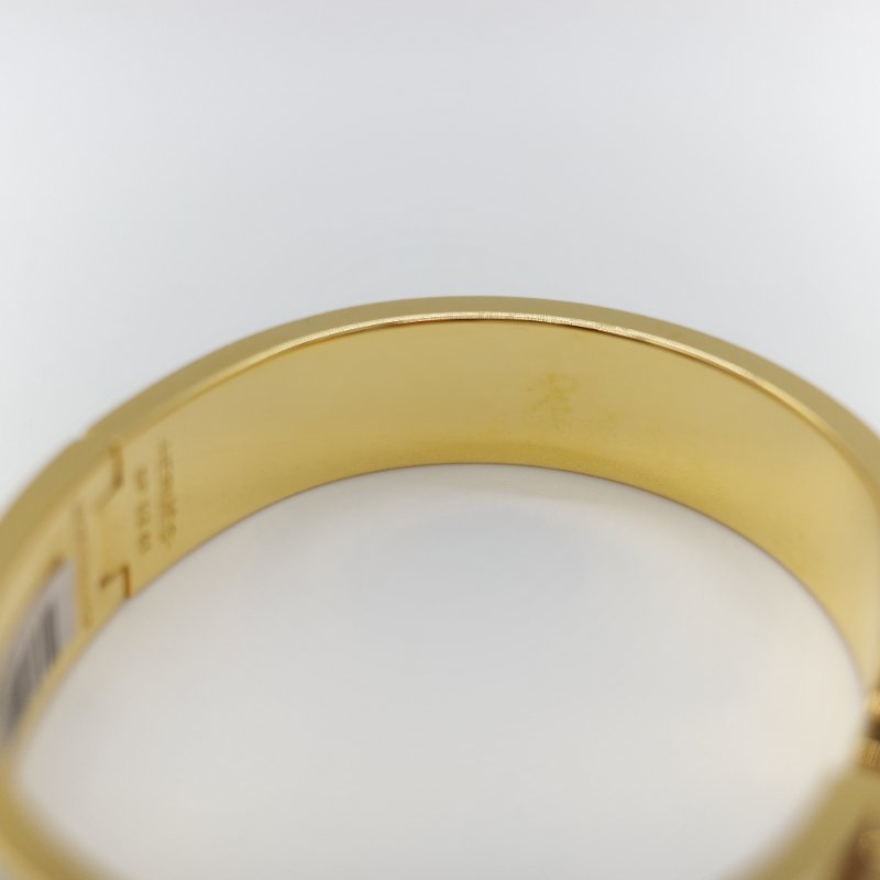 （母親節特惠♥️全網最低）Hermès 愛馬仕 金色 白色 手鐲-8