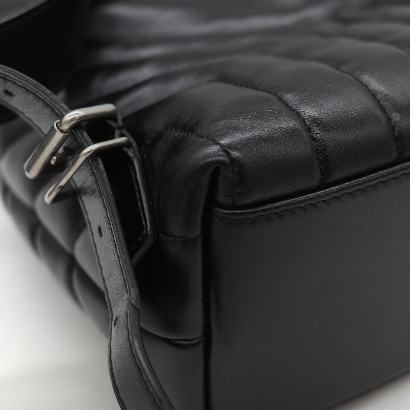 Saint Laurent 聖羅蘭 V 紋 牛皮 雙肩包 後背包-8