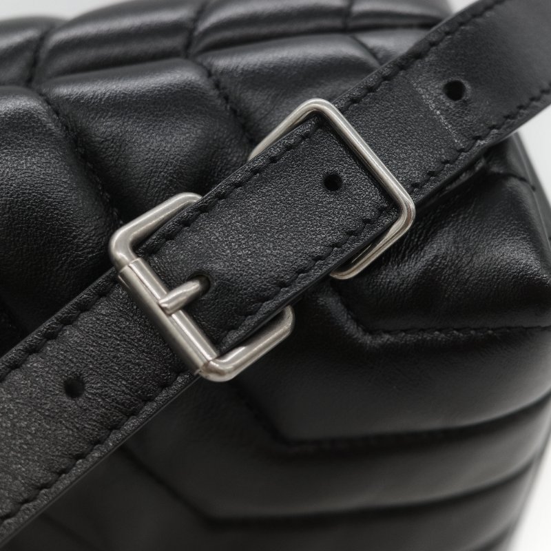 Saint Laurent 聖羅蘭 V 紋 牛皮 雙肩包 後背包-14