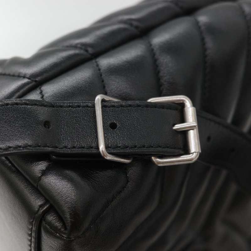 Saint Laurent 聖羅蘭 V 紋 牛皮 雙肩包 後背包-15