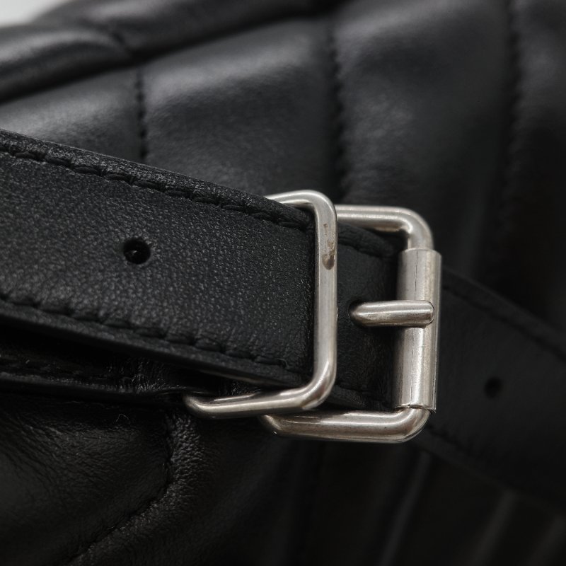 Saint Laurent 聖羅蘭 V 紋 牛皮 雙肩包 後背包-16