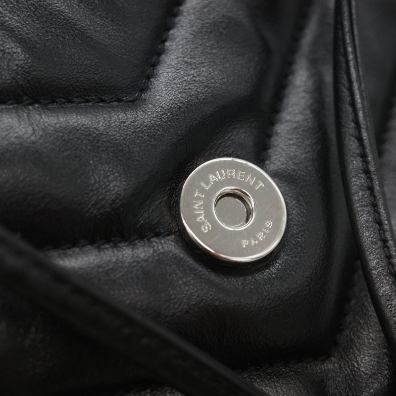 Saint Laurent 聖羅蘭 V 紋 牛皮 雙肩包 後背包-21