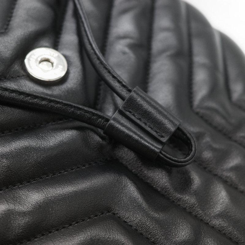 Saint Laurent 聖羅蘭 V 紋 牛皮 雙肩包 後背包-24