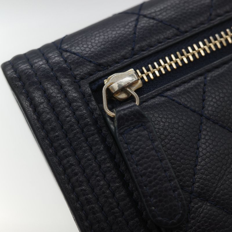 Chanel 香奈兒 Boy 黑色荔枝皮 短夾 （鈔票位+卡位）-11