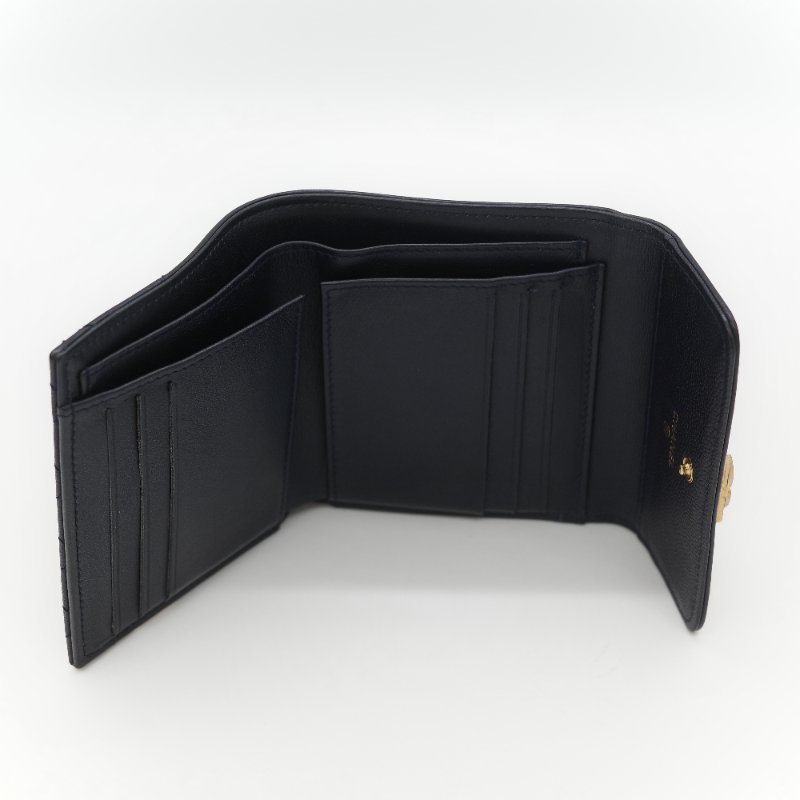 Chanel 香奈兒 Boy 黑色荔枝皮 短夾 （鈔票位+卡位）-17