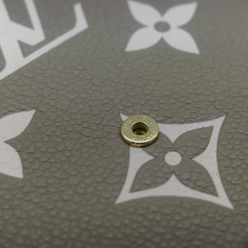 Louis Vuitton 路易威登 三合一 卡其綠 牛皮 花紋 鏈條錢包 斜挎包 單肩包-14