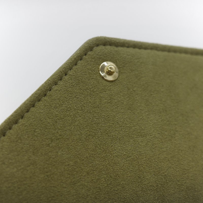 Louis Vuitton 路易威登 三合一 卡其綠 牛皮 花紋 鏈條錢包 斜挎包 單肩包-15