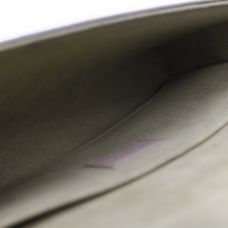 Louis Vuitton 路易威登 三合一 卡其綠 牛皮 花紋 鏈條錢包 斜挎包 單肩包-18