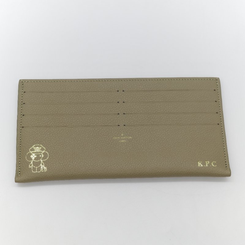 Louis Vuitton 路易威登 三合一 卡其綠 牛皮 花紋 鏈條錢包 斜挎包 單肩包-21