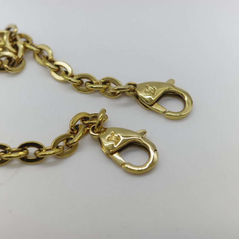 Louis Vuitton 路易威登 三合一 卡其綠 牛皮 花紋 鏈條錢包 斜挎包 單肩包-33