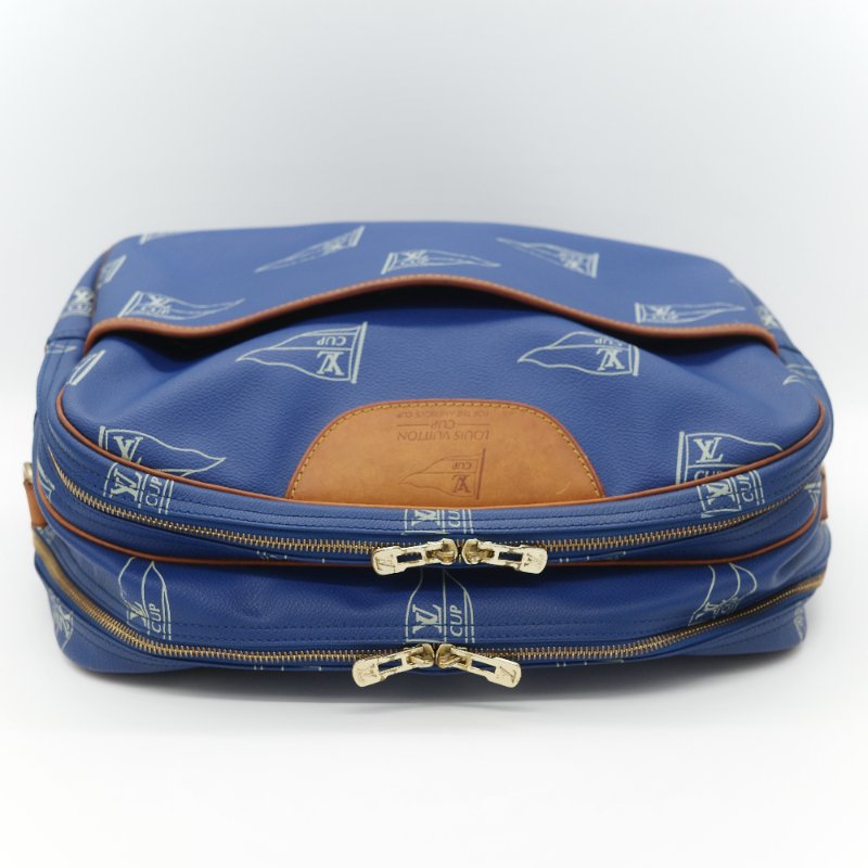 Louis Vuitton 路易威登 藍色 帆船印花 相機包 斜挎包-7