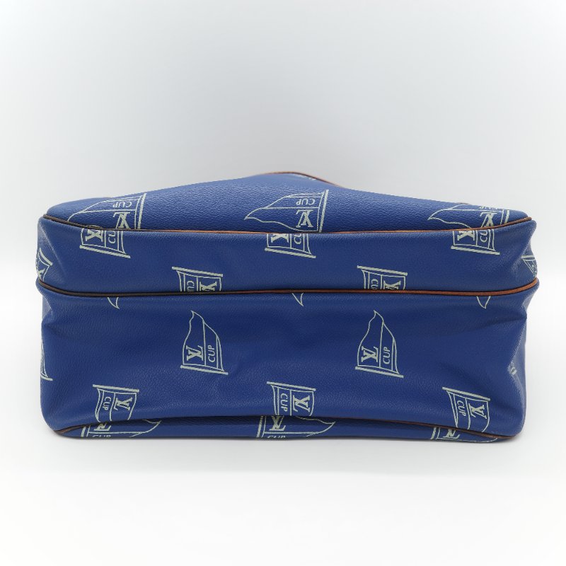 Louis Vuitton 路易威登 藍色 帆船印花 相機包 斜挎包-8