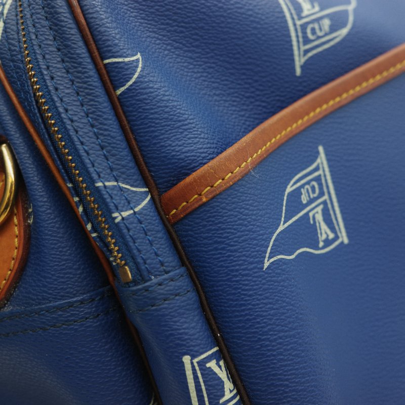 Louis Vuitton 路易威登 藍色 帆船印花 相機包 斜挎包-12