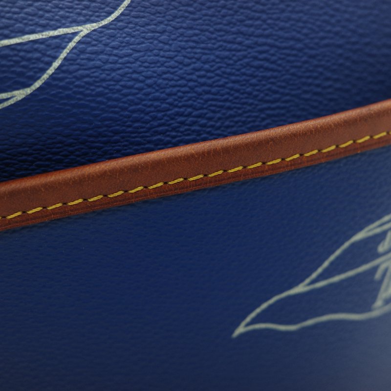 Louis Vuitton 路易威登 藍色 帆船印花 相機包 斜挎包-14