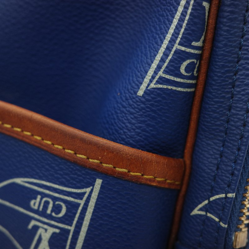 Louis Vuitton 路易威登 藍色 帆船印花 相機包 斜挎包-16