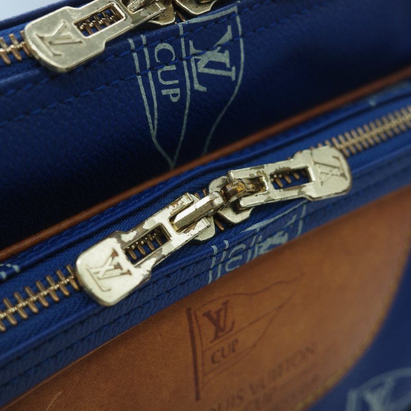 Louis Vuitton 路易威登 藍色 帆船印花 相機包 斜挎包-19