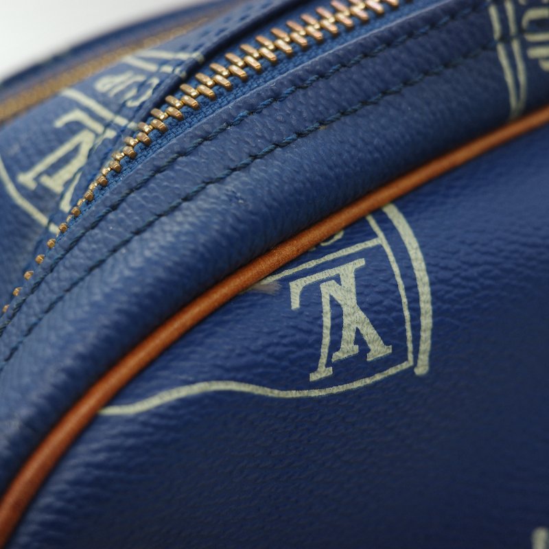 Louis Vuitton 路易威登 藍色 帆船印花 相機包 斜挎包-23