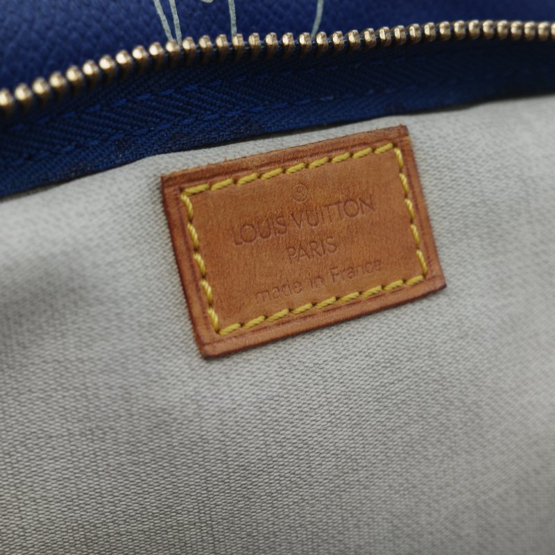 Louis Vuitton 路易威登 藍色 帆船印花 相機包 斜挎包-31