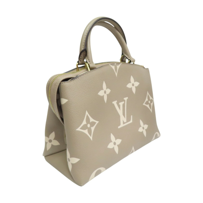 灰色 原花 牛皮 壓紋 Petit Palais 兩用包【LOUIS VUITTON LV 路易威登】 M58914-1