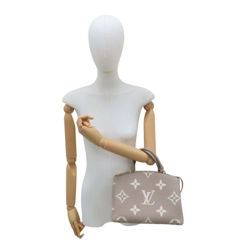 灰色 原花 牛皮 壓紋 Petit Palais 兩用包【LOUIS VUITTON LV 路易威登】 M58914-8