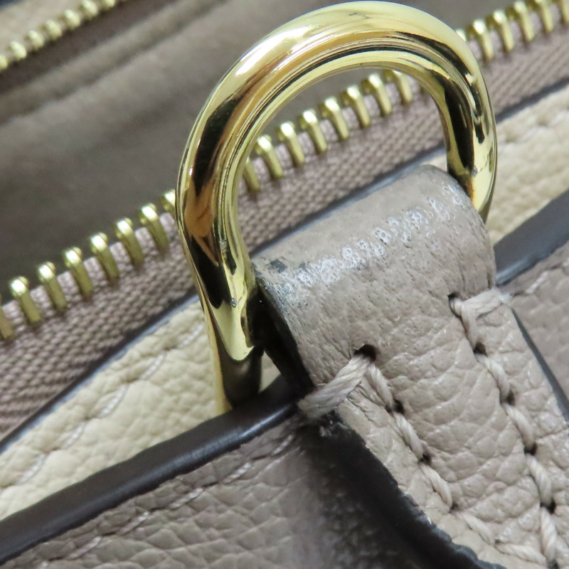 灰色 原花 牛皮 壓紋 Petit Palais 兩用包【LOUIS VUITTON LV 路易威登】 M58914-15