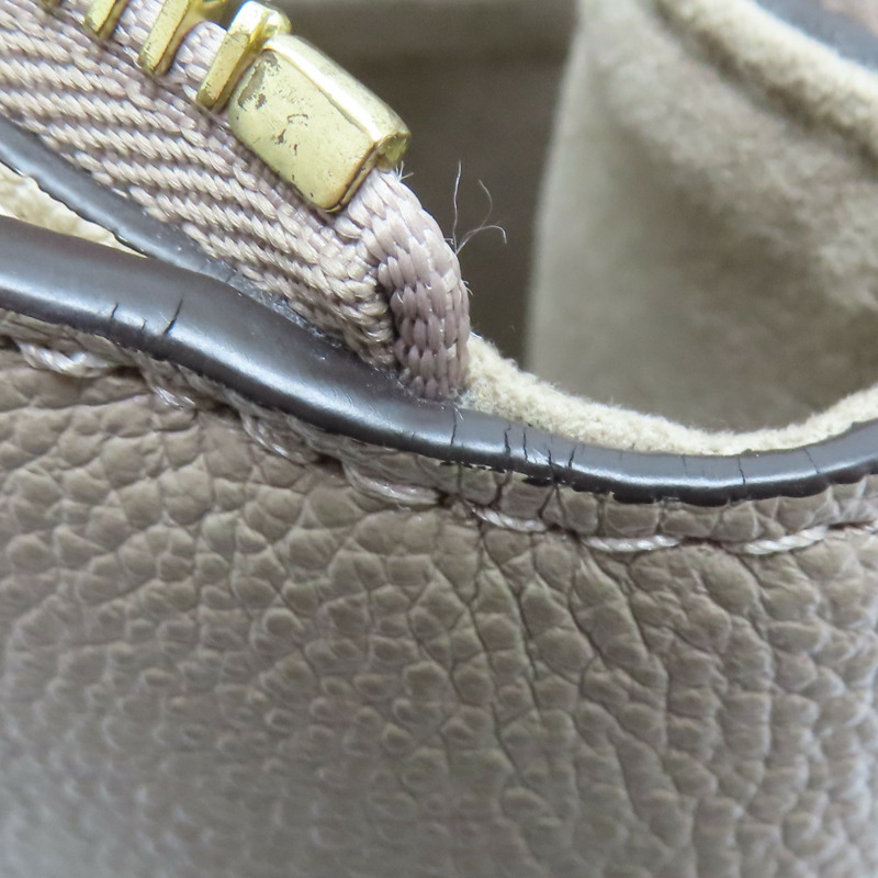 灰色 原花 牛皮 壓紋 Petit Palais 兩用包【LOUIS VUITTON LV 路易威登】 M58914-16