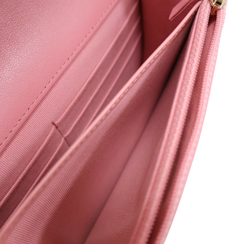 粉色 菱格紋 羊皮 19 WOC 鍊帶 肩背包【CHANEL 香奈兒】 AP0957-3