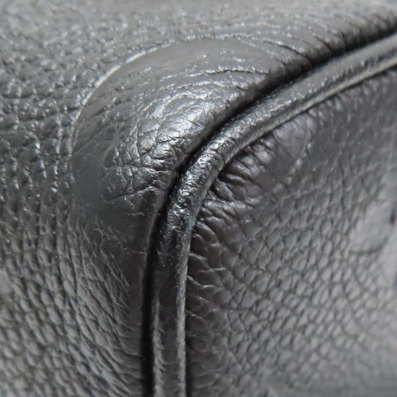 黑色 壓紋牛皮 Nano Speedy 肩背包【LOUIS VUITTON LV 路易威登】 M82450-10