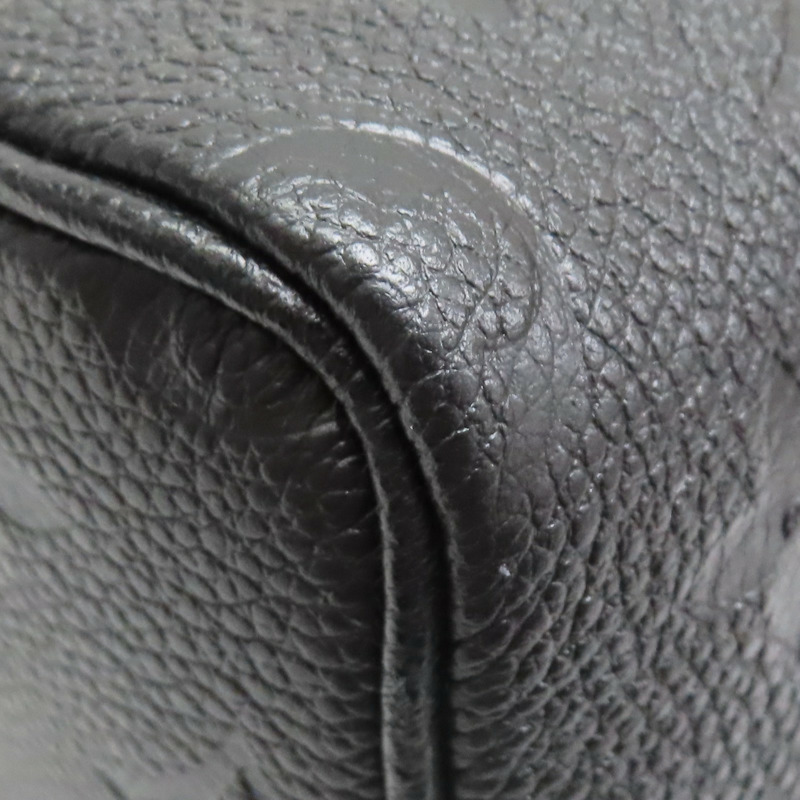 黑色 壓紋牛皮 Nano Speedy 肩背包【LOUIS VUITTON LV 路易威登】 M82450-13