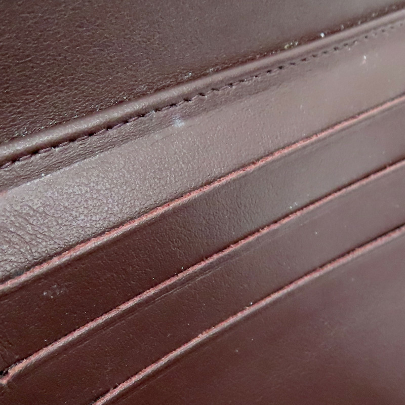 黑色 菱格紋 荔枝牛皮 三折短夾 銀釦【CHANEL 香奈兒】 AP0231-13