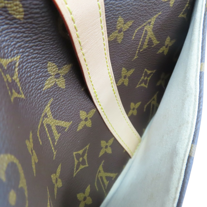 棕色 原花 帆布 Saumur BB 兩用包【LOUIS VUITTON LV 路易威登】 M46740-3