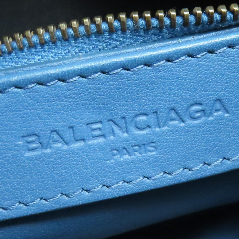 藍色 牛皮 Blackout City 兩用包【BALENCIAGA 巴黎世家】 443516-5