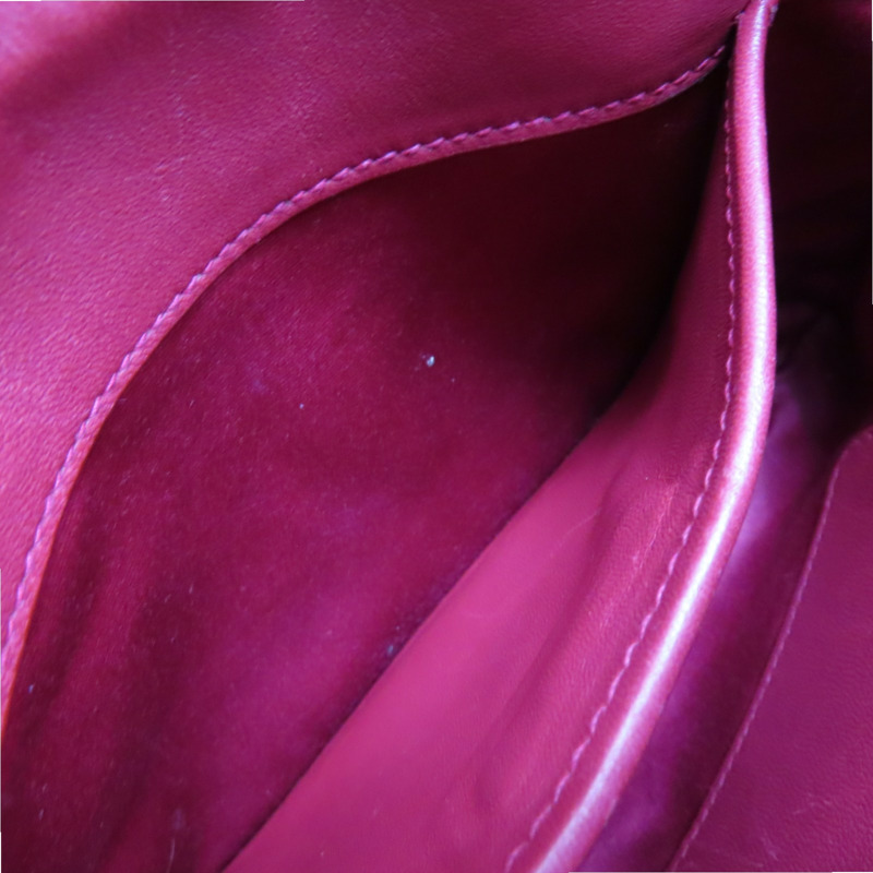 紅色 Matelasse 羊皮 肩背包【MIU MIU 繆繆】-4