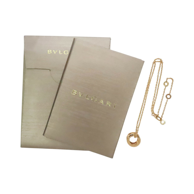 18K玫瑰金 B-zero1 項鍊【BVLGARI 寶格麗】 350052-14