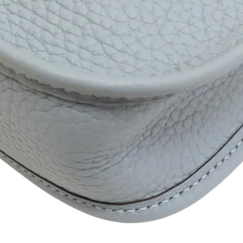 冰川藍 Clemence牛皮 Mini Evelyne 肩背包 K刻【HERMES 愛馬仕】 H069426CC-8