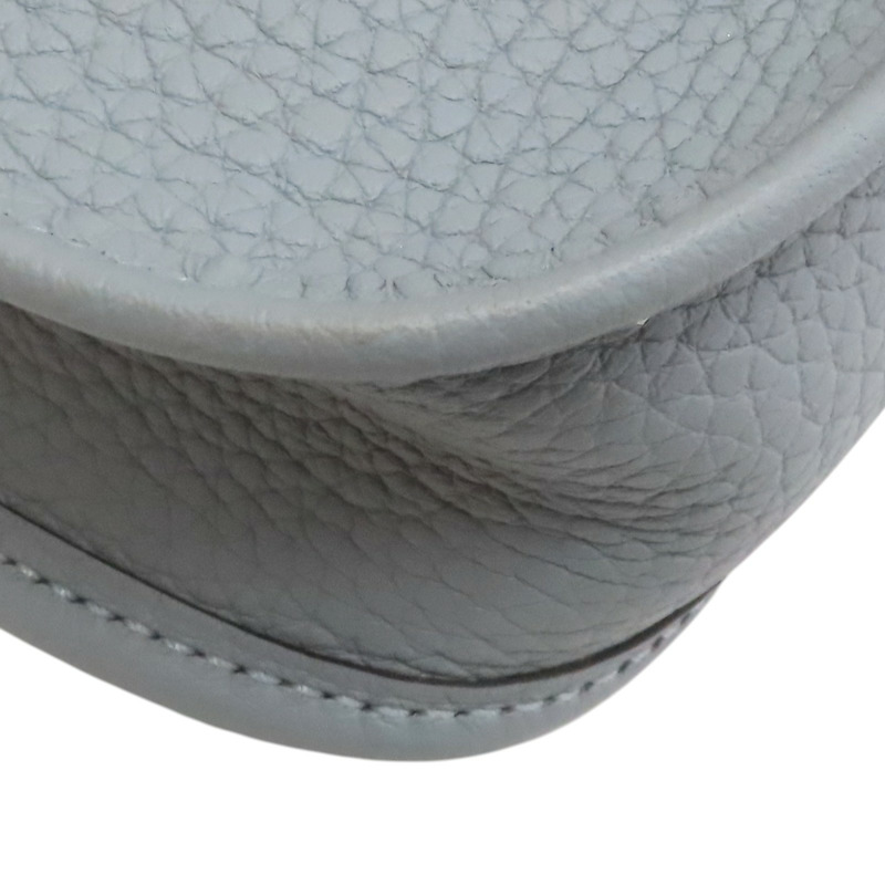 冰川藍 Clemence牛皮 Mini Evelyne 肩背包 K刻【HERMES 愛馬仕】 H069426CC-9