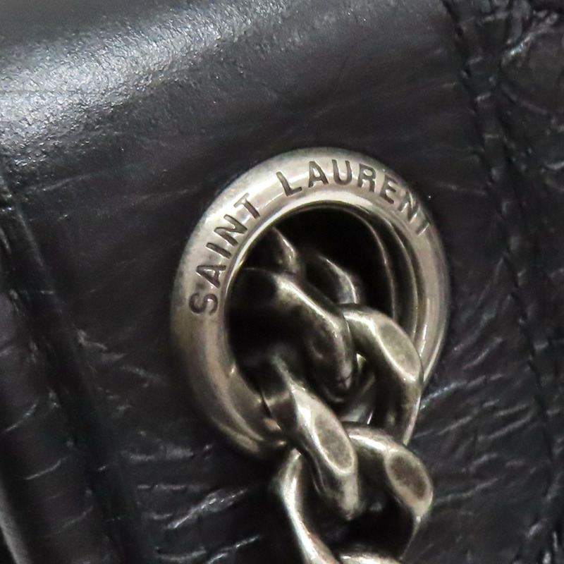 黑色 牛皮 NIKI 郵差包 肩背包【SAINT LAURENT YSL 聖羅蘭】 498883-10