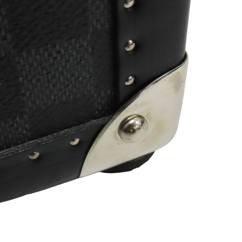 黑色 棋盤格 PVC塗層帆布 Bisten 50 手提 行李箱【LOUIS VUITTON LV 路易威登】 N21366-12