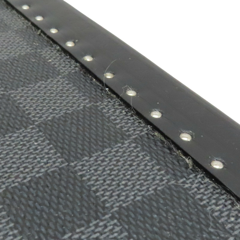 黑色 棋盤格 PVC塗層帆布 Bisten 50 手提 行李箱【LOUIS VUITTON LV 路易威登】 N21366-18