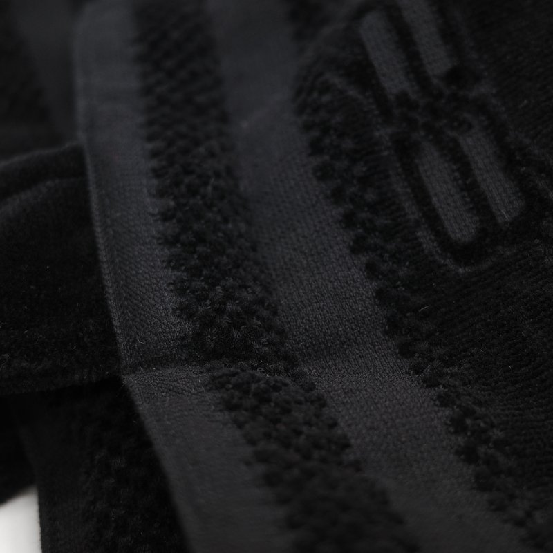 Balenciaga 巴黎世家 黑色滿版 毛巾收納 托特包-5