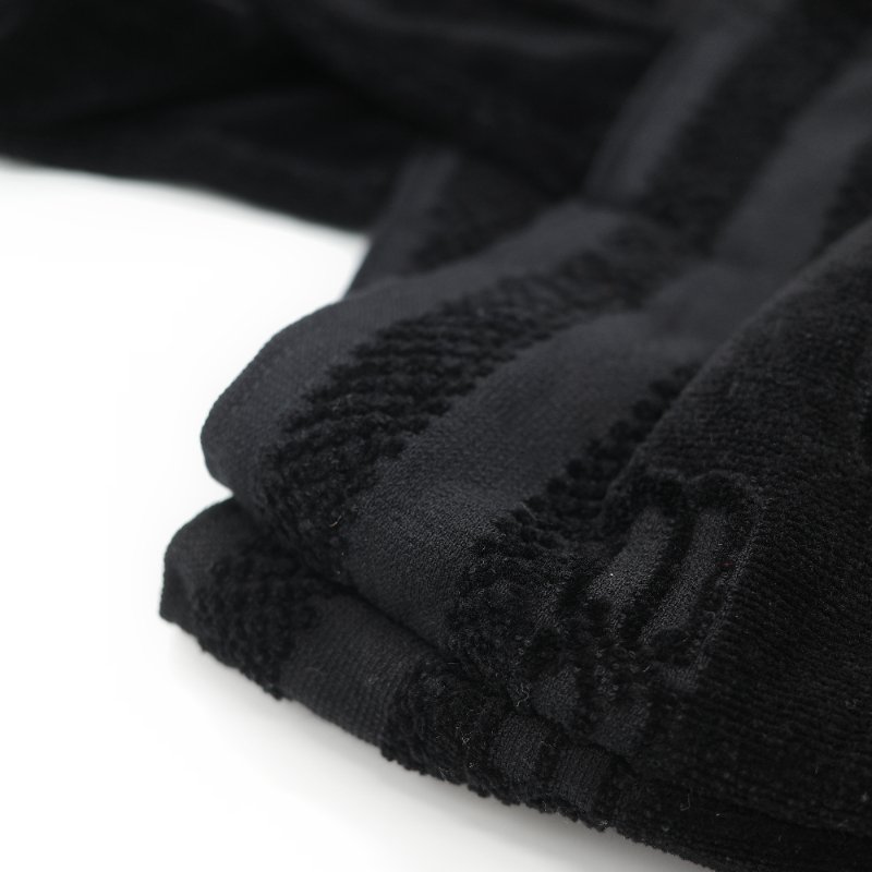 Balenciaga 巴黎世家 黑色滿版 毛巾收納 托特包-6