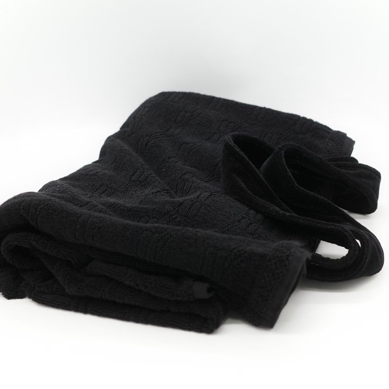 Balenciaga 巴黎世家 黑色滿版 毛巾收納 托特包-12