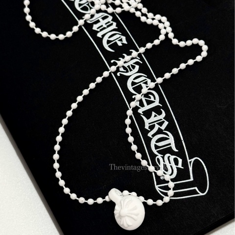 Chrome Hearts White Silicrome Necklace 🤍