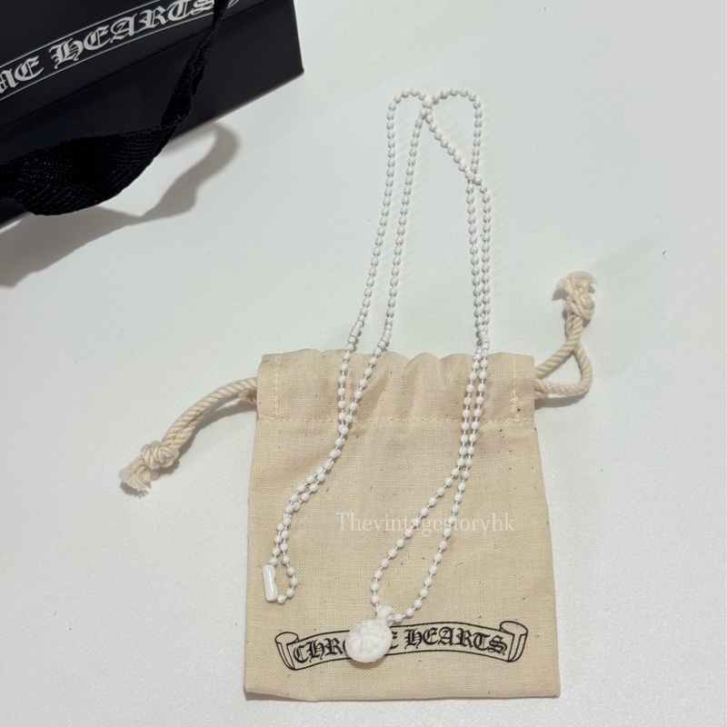 Chrome Hearts White Silicone Necklace 🤍-1