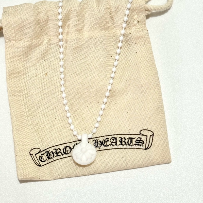 Chrome Hearts White Silicone Necklace 🤍-2